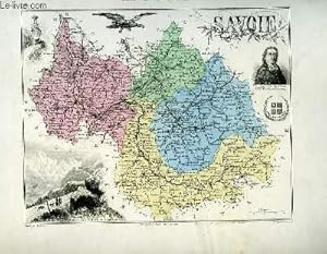 Bild des Verkufers fr 1 carte grave en couleurs de la Savoie - N71bis. zum Verkauf von Le-Livre