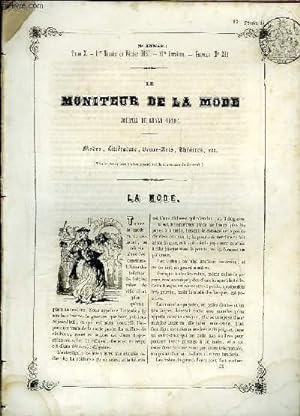 Bild des Verkufers fr Le Moniteur de la Mode. 31e livraison - Gravure n283. TOME X zum Verkauf von Le-Livre