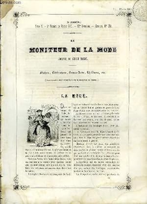 Bild des Verkufers fr Le Moniteur de la Mode. 32e livraison - Gravure n284. TOME X zum Verkauf von Le-Livre