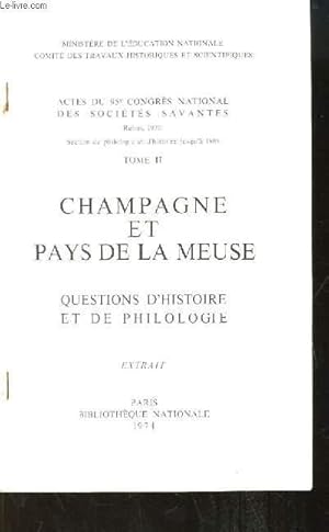 Seller image for L'Oeuvre Potique du Champenois Louis Vass et l'ide de Nation au dbut du XVIe sicle. Extrait de "Champagne et Pays de la Meuse - Questions d'Histoire et de Philologie". for sale by Le-Livre