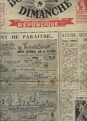Seller image for Bonjour Dimanche N38 - 2e anne. for sale by Le-Livre