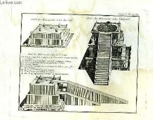 Une Gravure XIXe siècle, en Eau-Forte : " Autel des Holocaustes selon les Juifs - Autel des Holoc...