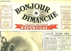 Seller image for Bonjour Dimanche N19 - 1e anne : Avoir les yeux clairs. for sale by Le-Livre