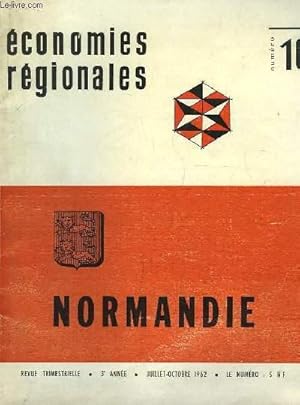 Imagen del vendedor de Economies Rgionales n10 - 3e anne : Normandie a la venta por Le-Livre