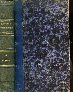 Bild des Verkufers fr Dictionnaire de Thologie. TOME 3 : Clment d'Alexandrie - Diffusion de la Chaleur. zum Verkauf von Le-Livre