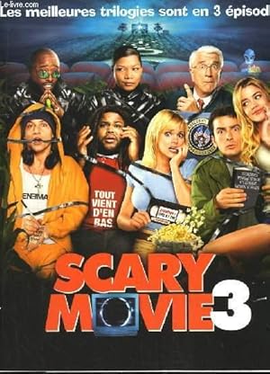 Bild des Verkufers fr Plaquette de prsentation du film " Scary Movie 3 ", de Davic Zucker avec Anna Faris, Anthony Anderson, Leslie Nielsen, Simon Rex, Queen Latifah, Denise Richards, Charlie Sheen, Pamela Anderson . zum Verkauf von Le-Livre