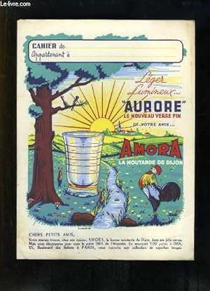 Seller image for Protège-Cahier "Amora, la Moutarde de Dijon - Aurore, le nouveau verre fin". for sale by Le-Livre
