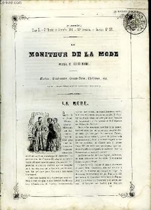 Bild des Verkufers fr Le Moniteur de la Mode. 24e livraison - Gravure n276. TOME X zum Verkauf von Le-Livre