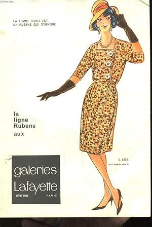 Seller image for Dpliant de " la Ligne Rubens aux Galeries Lafayette - Et 1936" for sale by Le-Livre