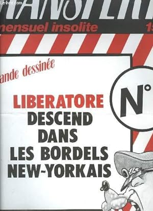 Une affiche du Magazine " Transfert N°1 : Libératore descend dans les bordels New-Yorkais "