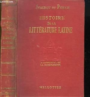 Image du vendeur pour Histoire de la Littrature Latine. mis en vente par Le-Livre