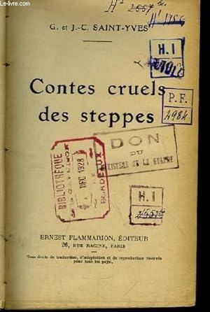 Seller image for Contes cruels des steppes. for sale by Le-Livre