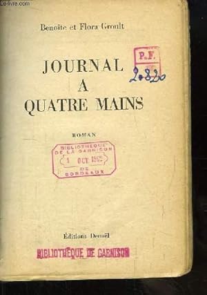 Bild des Verkufers fr Journal  Quatre Mains. zum Verkauf von Le-Livre