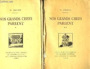 Bild des Verkufers fr Nos Grands Chefs Parlent. EN 2 TOMES : Les Marchaux - Les Gnraux. zum Verkauf von Le-Livre