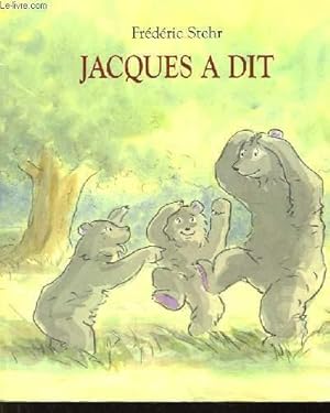 Image du vendeur pour Jacques a dit. mis en vente par Le-Livre