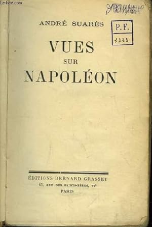 Seller image for Vues sur Napolon. for sale by Le-Livre