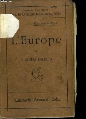 Seller image for L'Europe. Cours de Gographie. Classe de 4me A et B. for sale by Le-Livre