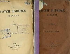 Bild des Verkufers fr Le Systme Historique de Renan. TOMES 1 et 2 (sur 4) : Introduction - Renan historien du Judasme. zum Verkauf von Le-Livre