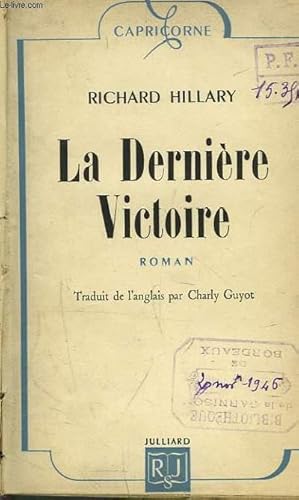 Seller image for La dernire Victoire (The Last Enemy) for sale by Le-Livre