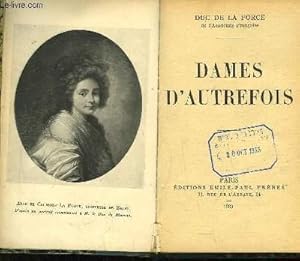 Bild des Verkufers fr Dames d'Autrefois. zum Verkauf von Le-Livre