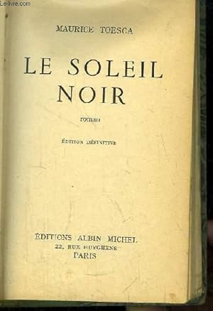 Seller image for Le Soleil Noir. for sale by Le-Livre