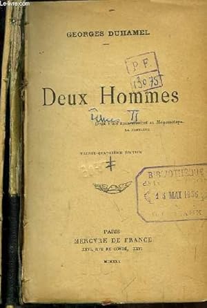 Image du vendeur pour Vie et Aventures de Salavin, TOME 2 : Deux Hommes. mis en vente par Le-Livre