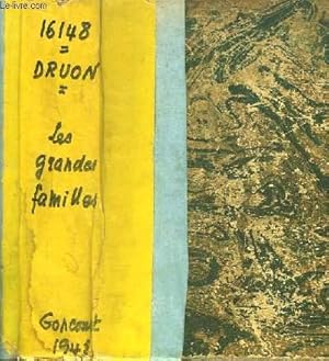 Bild des Verkufers fr La Fin des Hommes, TOME 1 : Les Grandes Familles. zum Verkauf von Le-Livre