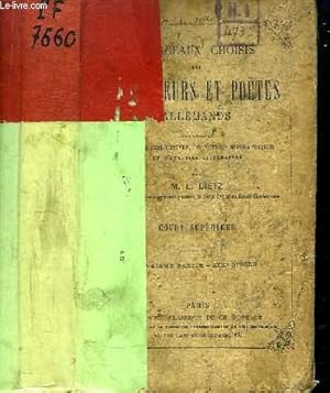 Seller image for Morceaux choisis des prosateurs et potes allemands. Cours Suprieur. 2me partie : XIXe sicle for sale by Le-Livre