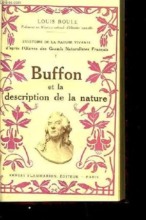 Imagen del vendedor de Buffon et la description de la nature. a la venta por Le-Livre