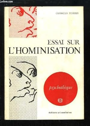 Seller image for Essai sur l'Hominisation. Psychologie et Biologie. for sale by Le-Livre