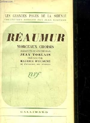 Imagen del vendedor de Raumur. a la venta por Le-Livre