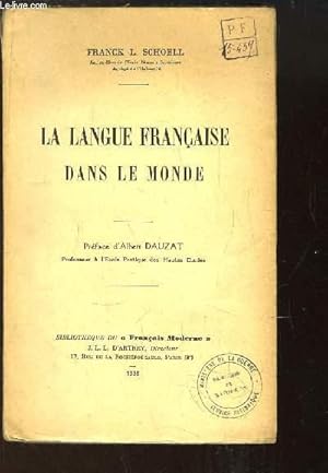 Seller image for La Langue Franaise dans le Monde. for sale by Le-Livre