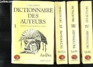 Immagine del venditore per Dictionnaire des Auteurs, de tous les temps et de tous les pays. EN 4 TOMES venduto da Le-Livre