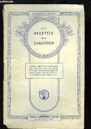 Imagen del vendedor de Les Recettes du Chauffeur. a la venta por Le-Livre