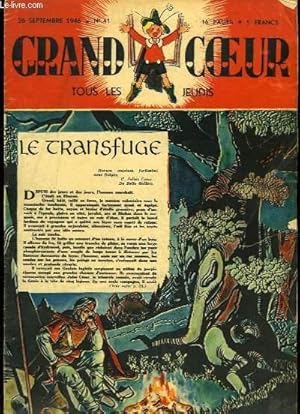 Seller image for Grand Coeur n41 : Le Transfuge - Amsterdam . for sale by Le-Livre