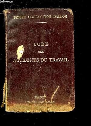 Seller image for Code des Accidents du Travail for sale by Le-Livre