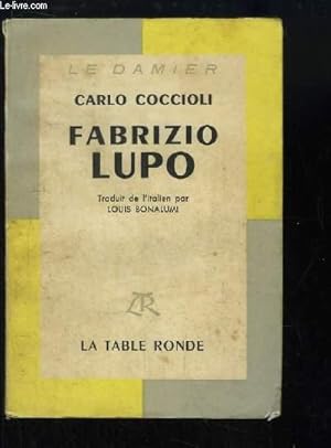 Seller image for Fabrizio Lupo. for sale by Le-Livre