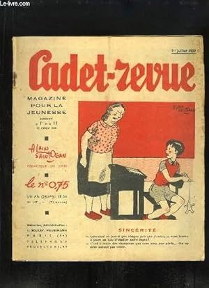 Seller image for Cadet-Revue N157 - 7me anne : Sincrit - Jean BARA, vedette oublie - Monsieur Poche chez les Spirites . for sale by Le-Livre