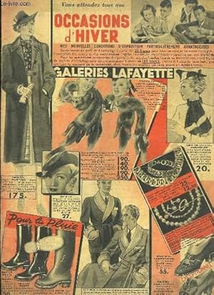 Seller image for Catalogue des Occasions d'Hiver, 1938 for sale by Le-Livre