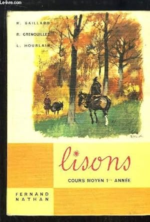 Seller image for Lisons". Cours moyen 1re anne for sale by Le-Livre