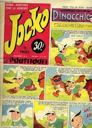 Seller image for Jocko et Poustiquet N61 : Le Page et la Princesse, par Jean DELUZ - La Terre entire fte le Jour de l'An, de DENNYS illustr par Guy de QUIVIERES . for sale by Le-Livre