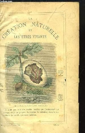 Imagen del vendedor de La Cration Naturelle et les tres Vivants. TOME 1 a la venta por Le-Livre