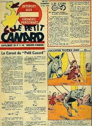 Seller image for Le Petit Canard, supplment du N27 de "Bonjour Dimanche" : Henri IV - Les Aventures du Petit Gaulois : " Une visite inattendue ", par JABOUNE et POLEON. for sale by Le-Livre