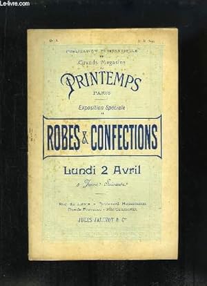 Bild des Verkufers fr Catalogue N18, de l'Exposition Spciale de Robes & Confections, du lundi 2 avril 1894 zum Verkauf von Le-Livre