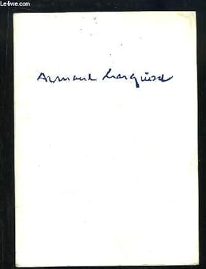 Image du vendeur pour Armand Marquiset. 1900 - 1981 mis en vente par Le-Livre
