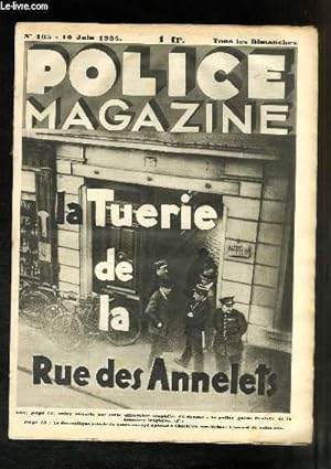 Bild des Verkufers fr Police Magazine N185 : La Tuerie de la Rue des Annelets - Les Avocats et leurs condamns  mort - Les Irrgulires de la Haute-Noce - L'Amant de 16 ans - zum Verkauf von Le-Livre