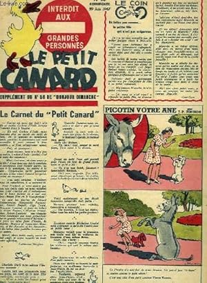 Seller image for Le Petit Canard, supplment du N56 de "Bonjour Dimanche" : Frimousset Dtective " Chacun son tour ", par J.-P. PINCHON . for sale by Le-Livre