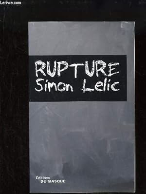 Seller image for Rupture. for sale by Le-Livre