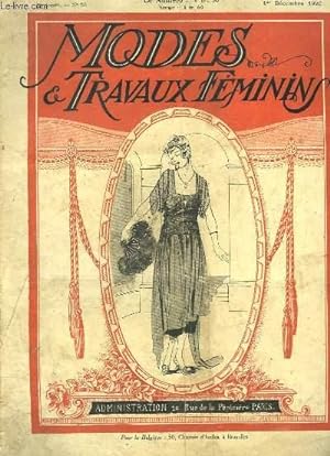 Bild des Verkufers fr Modes & Travaux Fminins. 2e anne, n23 zum Verkauf von Le-Livre