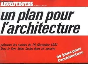 Seller image for Architectes N122 : Un plan pour l'Architecture for sale by Le-Livre
